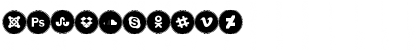 Icons Social Media 11 Regular Font Icons Social Media 11 Regular Font