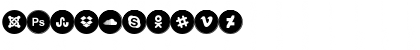Icons Social Media 6 Regular Font Icons Social Media 6 Regular Font