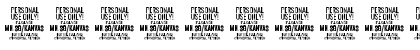 Kanvas Bold PERSONAL USE Regular Font Kanvas Bold PERSONAL USE Regular Font
