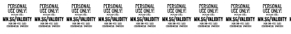 Validity Script PERSONAL USE Italic Font Validity Script PERSONAL USE Italic Font