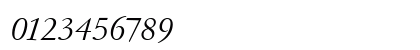GaramondNo4TLig Italic