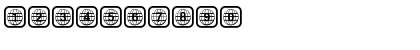 Optical Disc Symbols RJB Regular Font