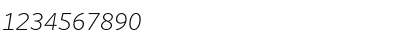 WhitneyNumeric LightItalic Font WhitneyNumeric LightItalic Font