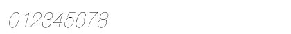HelveticaCndObl-Thin Regular