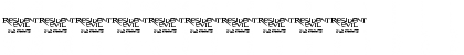Resident Evil Regular Font
