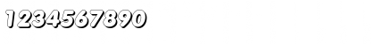 RolandBeckerShadow-Heavy Italic Font