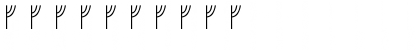 Runar Viking 16 characters Regular Font