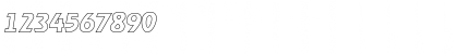 SalBeckerOutline BoldItalic Font SalBeckerOutline BoldItalic Font
