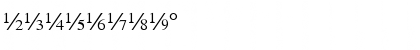 SeriFractionsDiagonal Plain Font SeriFractionsDiagonal Plain Font