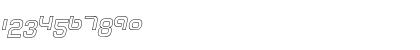 Tech Font Outline Italic Font Tech Font Outline Italic Font