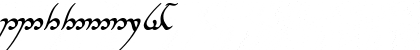 Tengwar Annatar Bold Italic Font Tengwar Annatar Bold Italic Font