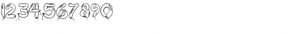 BalloonDigits Regular Font