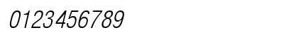 ArenaCondensedLight Italic