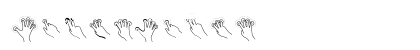 Gesture Glyphs Gesture Glyphs