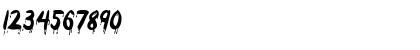 DripsCondensed Italic Font DripsCondensed Italic Font