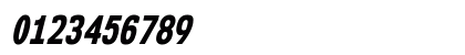 NK57 Monospace Condensed ExtraBold Italic