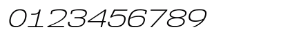 NK57 Monospace Expanded Light Italic