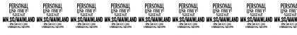Mainland PERSONAL Black Italic Font Mainland PERSONAL Black Italic Font