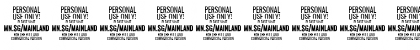 Mainland PERSONAL Medium Italic Font