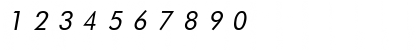 Futurist Fixed-width Italic Font