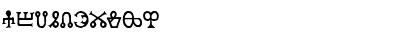Glagolitic AOE Regular Font Glagolitic AOE Regular Font