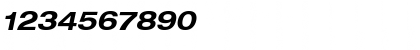 Helvetica73-Extended BoldItalic Font