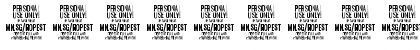 Ropest PERSONAL USE ONLY Regular Font Ropest PERSONAL USE ONLY Regular Font