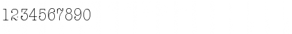 AmericanTypewriter LT LightCnA Regular Font