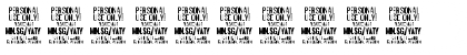 Yaty PERSONAL USE ONLY Regular Font Yaty PERSONAL USE ONLY Regular Font