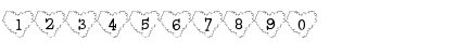 101! Cloudy HeartZ Regular Font