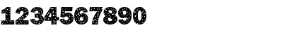 101! Speckled Alpha Regular Font