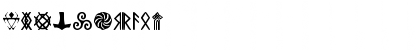Pagan Symbols Regular Font Pagan Symbols Regular Font