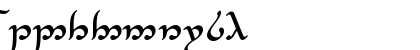 Tengwar Annatar Bold Tengwar Annatar Bold