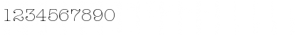 AmericanTypewriter LightA Font