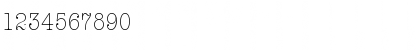 AmericanTypewriter LightCondA Font AmericanTypewriter LightCondA Font