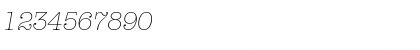 AmTypewriterITC Light Italic Font