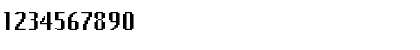 BitmapWide Regular Font BitmapWide Regular Font