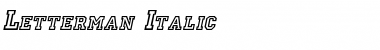 Letterman Font