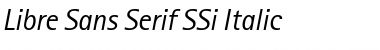 Libre Sans Serif SSi Font
