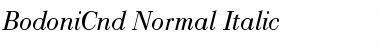 BodoniCnd-Normal-Italic Regular Font