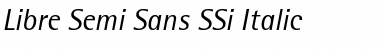 Libre Semi Sans SSi Font