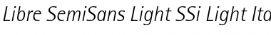 Libre SemiSans Light SSi Font