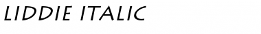 Liddie Italic Font