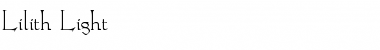 Download Lilith Light Font