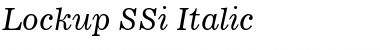 Lockup SSi Font