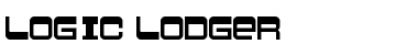 Logic lodger Font