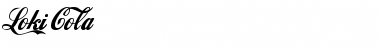 Download Loki Cola Font Download Loki Cola Font