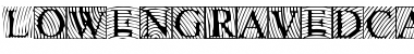 LowEngravedCapsLight Font