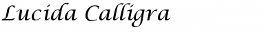 Lucida Calligra Regular Font