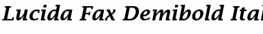 Lucida Fax Font